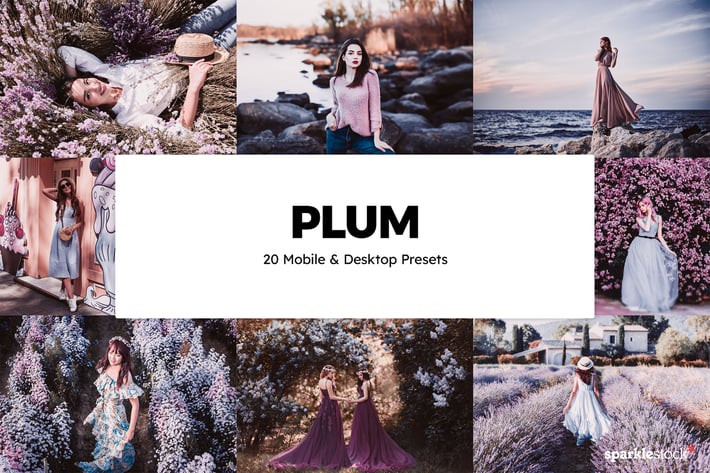 20 Plum Lightroom Presets & LUTs