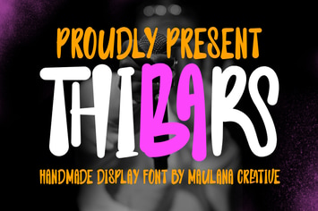 Thibars Handmade Display Font