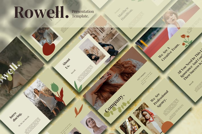 Rowell - Powerpoint Template
