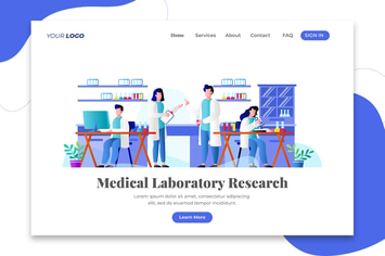 Medical Laboratory Research - Landing Page