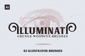 Illuminati Woodcut Brushes
