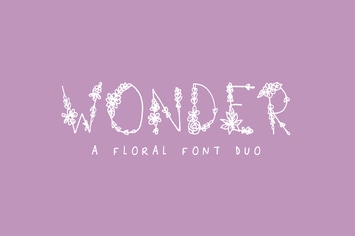 Wonder Floral Font