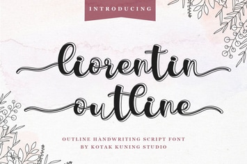 Liorentin Outline Script Font