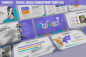 Connect - Social Media Powerpoint Template