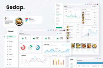Sedap - Modern Restaurant Admin Dashboard Template