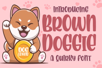 Brown Doggie a Quirky Font