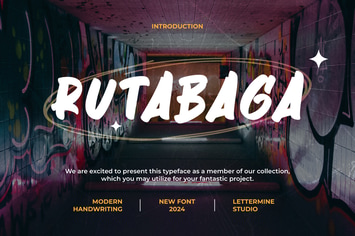 Rutabaga - Script Handwritten