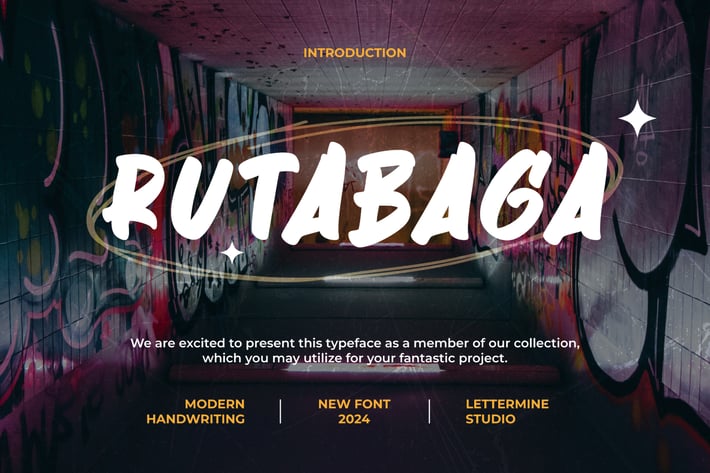 Rutabaga - Script Handwritten