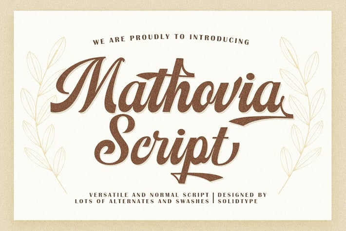 Mathovia Script