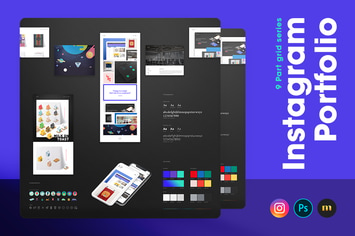 Instagram Portfolio - 9 Part grid series