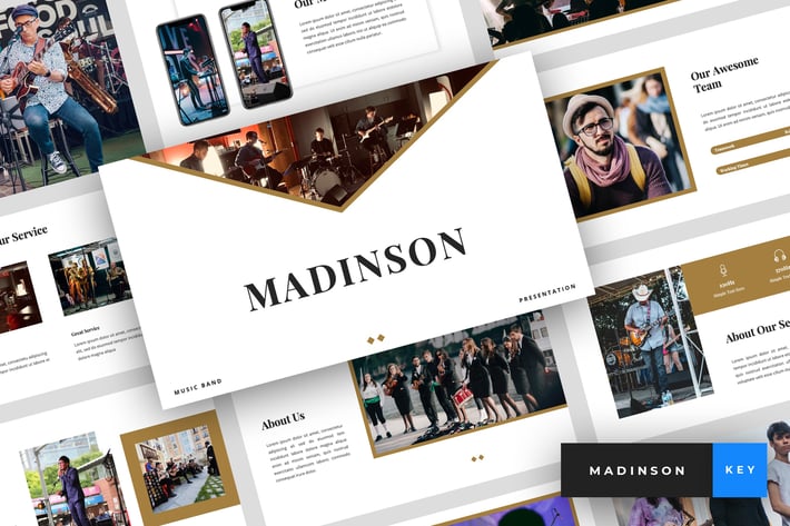 Madinson - Music Band Keynote Template