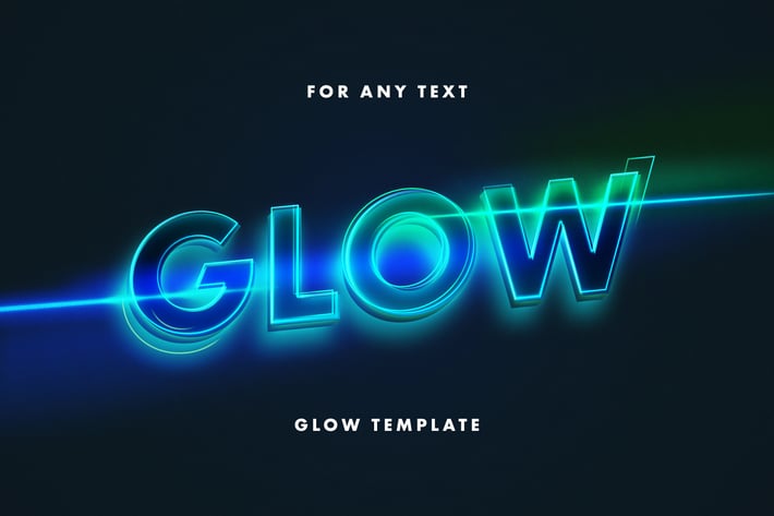 Glow: Neon Lettering Text Effect
