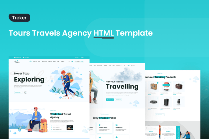 Treker - Tours and Travels Agency HTML Template