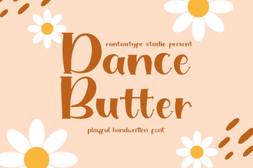 Dance Butter Playful Handwritten Font