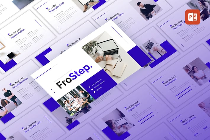 FroStep - Startup Business PowerPoint Template