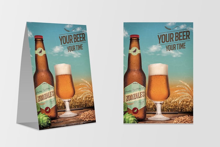 Table Tent Mock Up