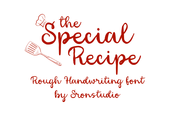 Special Recipe - Rough Handwriting Font