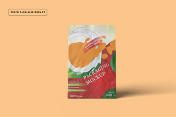 Pouch Packaging Mockup