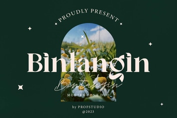 Bintangin - Modern Font Duo