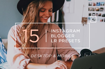 15 Instagram Blogger Lightroom Presets + Mobile