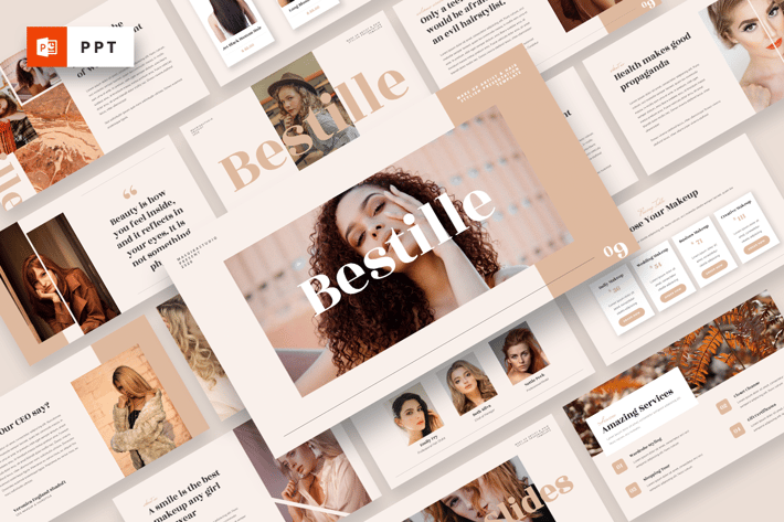 Bestille - Make Up Artist Powerpoint