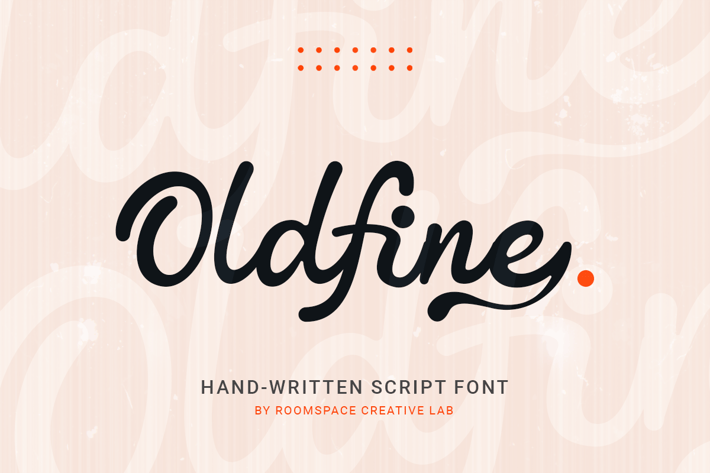 Oldfine - Elegant modern Handwritten Script