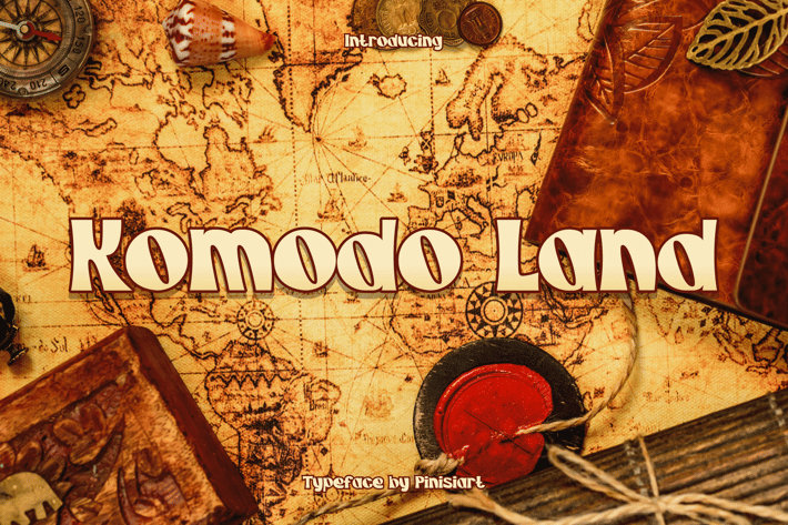 Komodo Land - Adventure Display Font