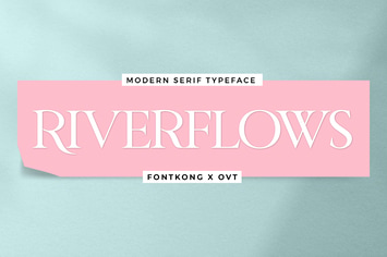 Riverflows - Modern Serif Typeface