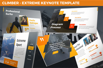 Climber - Extreme Keynote Template