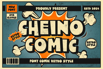 Cheino - Comic Retro Font
