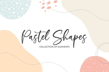 Pastel Shapes and Elements