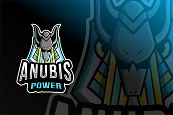 Anubis Power Esport Logo Template