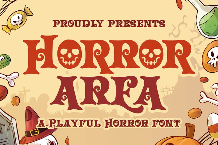 Horror Area a Plaful Horror Font
