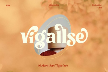 Vigallse - Vintage Modern Serif Typeface