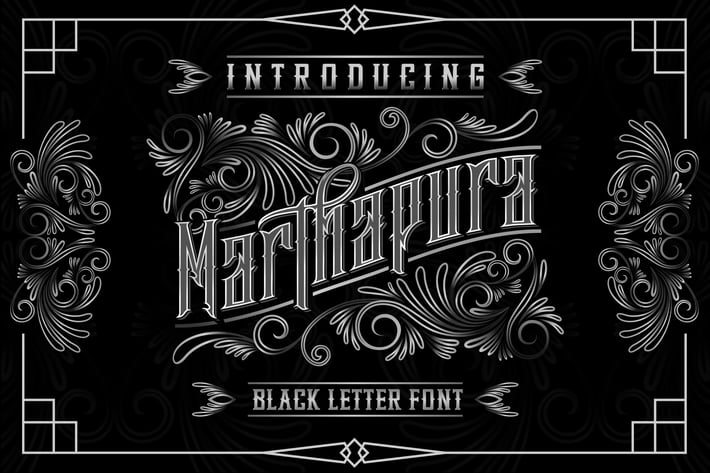 Marthapura Display font