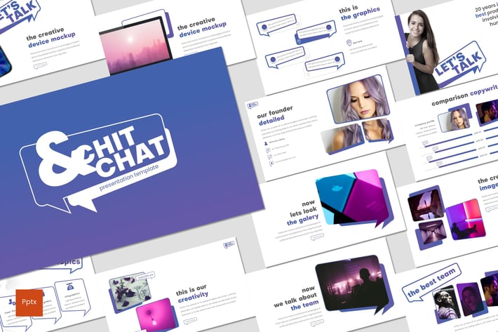 Chit & Chat - Powerpoint Template