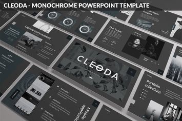 Cleoda - Monochrome Powerpoint Template