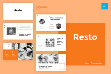 Resto - Food Keynote Presentation Template