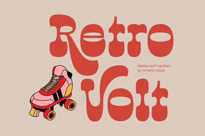 Retro Volt - Vintage Font
