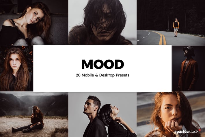20 Mood Lightroom Presets & LUTs