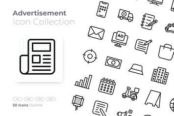 Advertisement Outline Icon