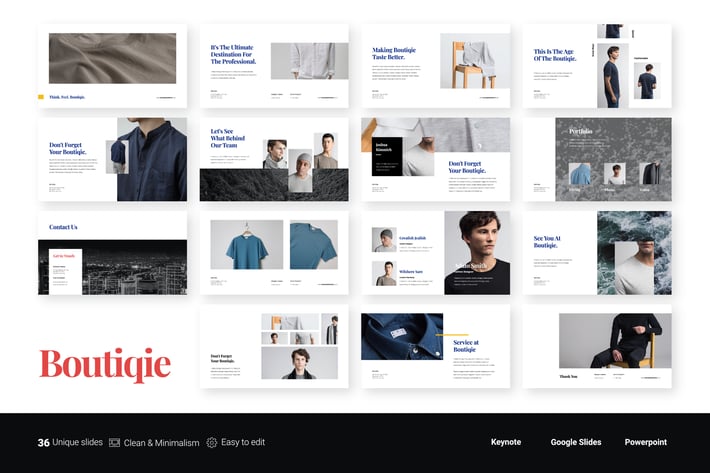 Boutiqie - Fashion Presentation Template