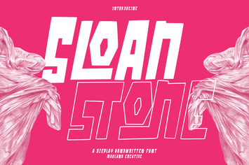 Sloanstone Decorative Display Font