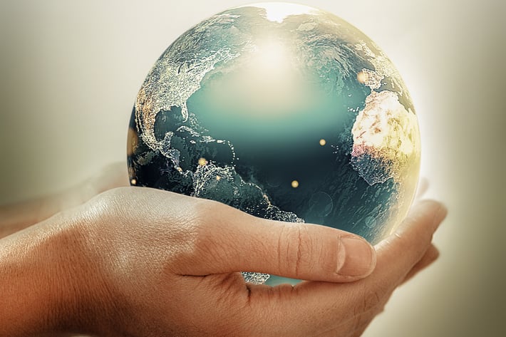conceptual image of environmental protection