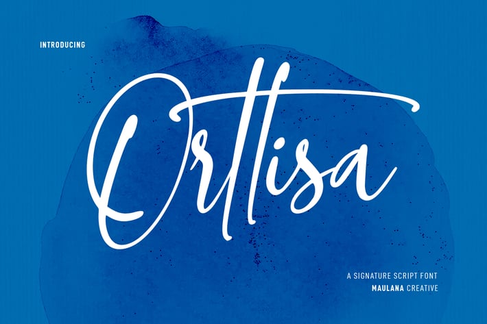 Orttisa Signature Script Font