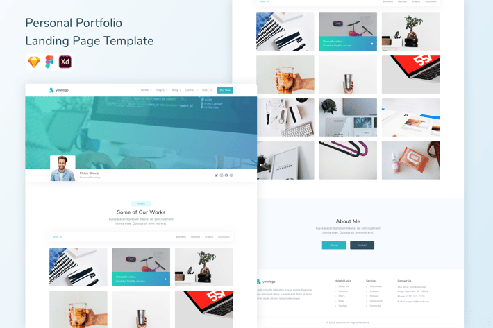 Personal Portfolio Landing Page Template