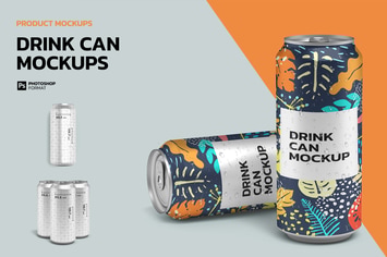 Drink Can Mockups