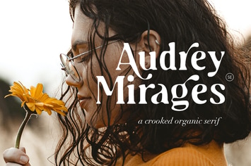 Audrey Mirages - Crooked Stylist Serif