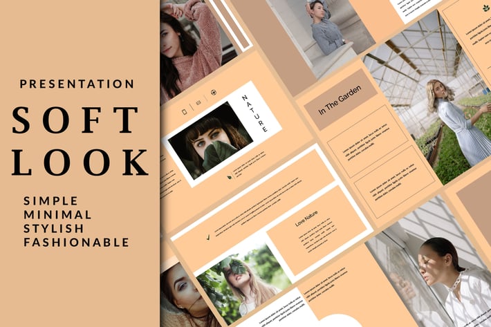 Soft Look Stylish - Minimal Powerpoint Template