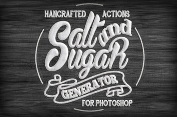 Salt and Sugar Generator - Photoshop Actions